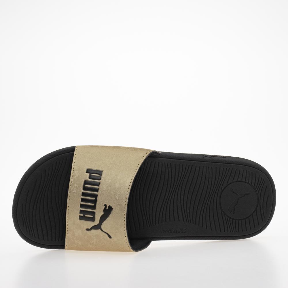 Klapki Puma Cool Cat 2.0 Space 39096501 - złoto-czarne
