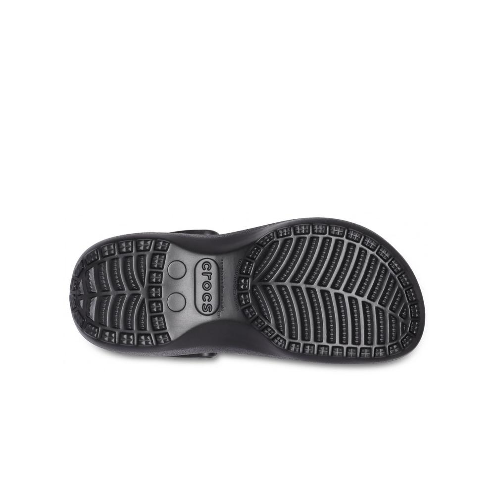 Klapki Crocs Classic Platform Clog 206750-001 - czarne