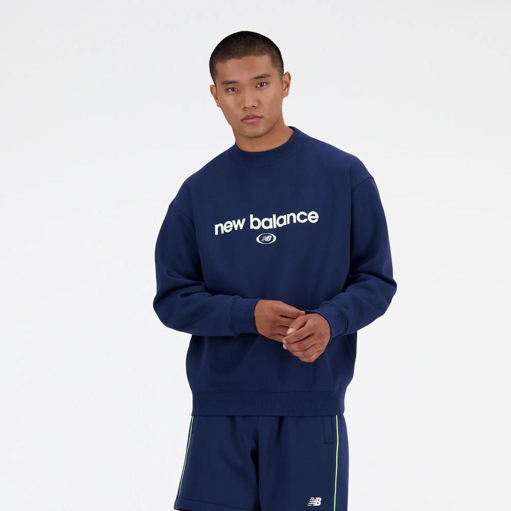 Bluza New Balance MT41597NNY - granatowa