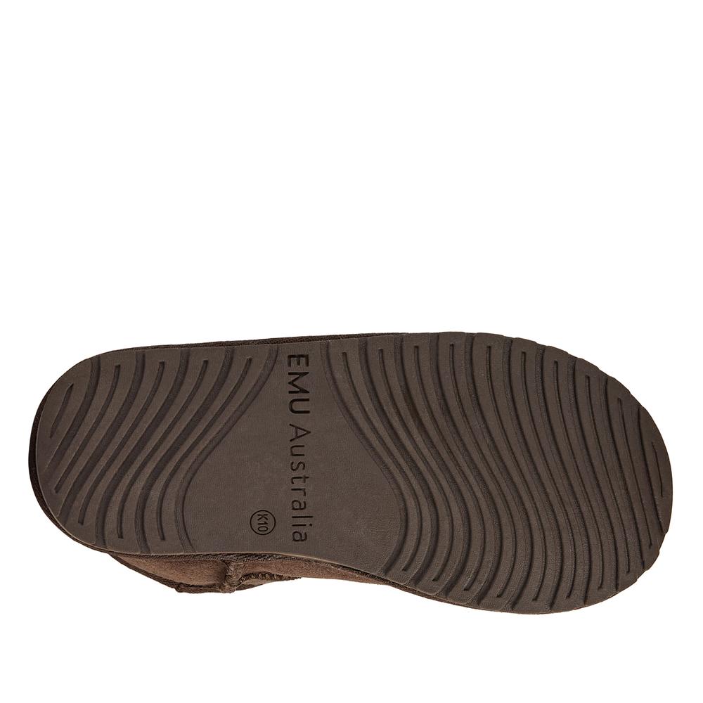 Buty dziecięce Emu Australia Daisy K13232CHOC - brązowe