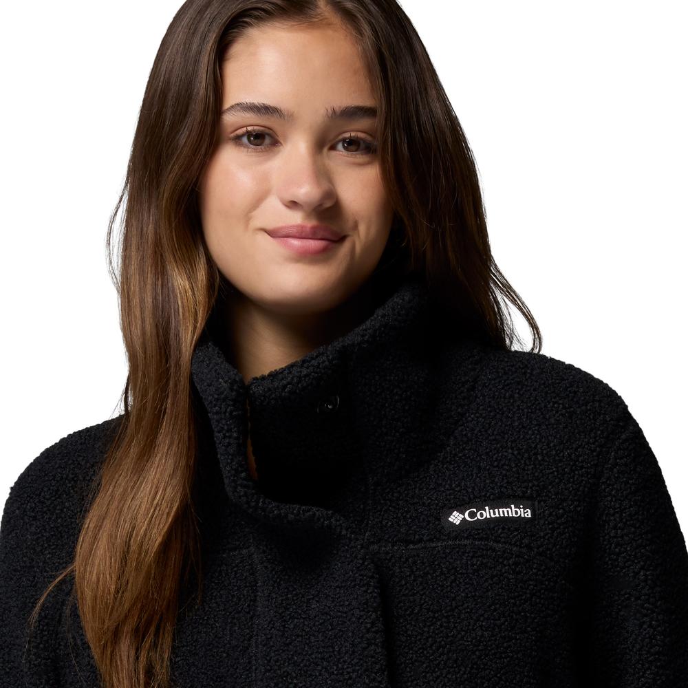 Kurtka damska Columbia Panorama Lon Sherpa Fleece 1862582010 - czarna