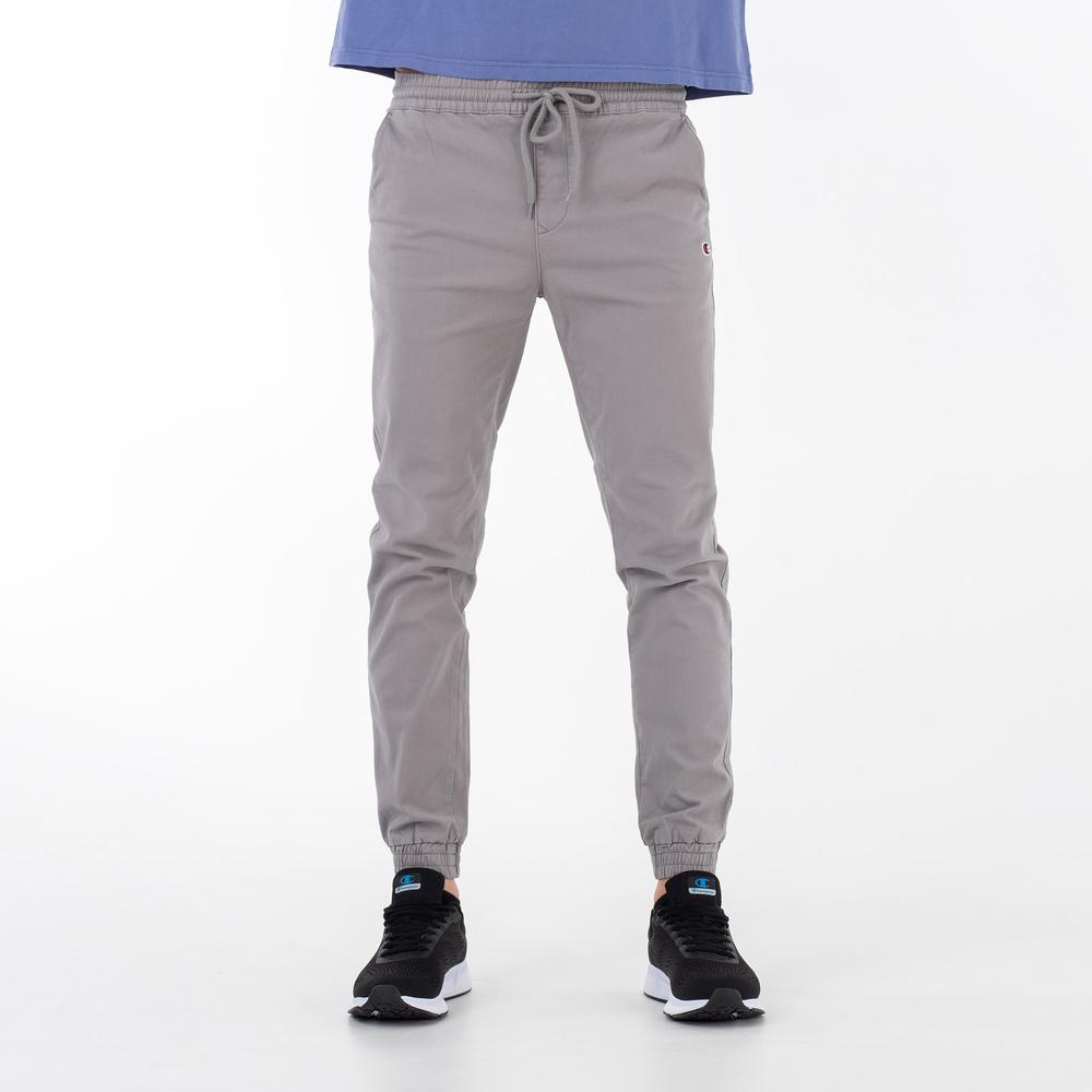 Spodnie Champion C Logo Cotton Twill Joggers 218169-ES033 - szare