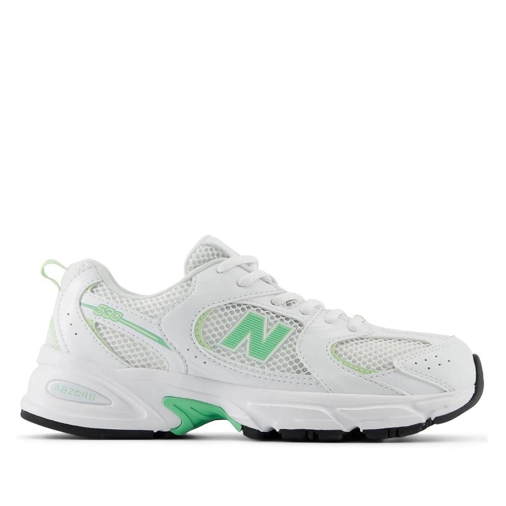Buty młodzieżowe New Balance GR530SM - białe