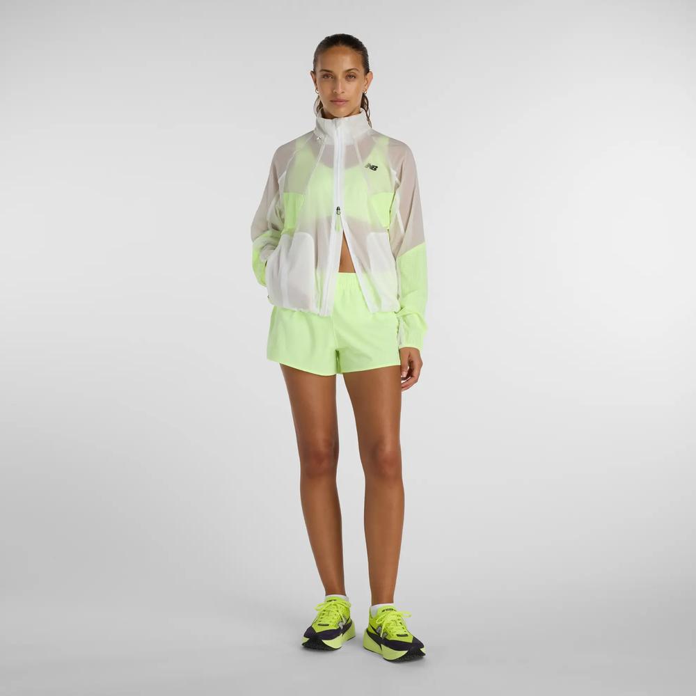 Kurtka damska New Balance WJ61J326AFG - biała