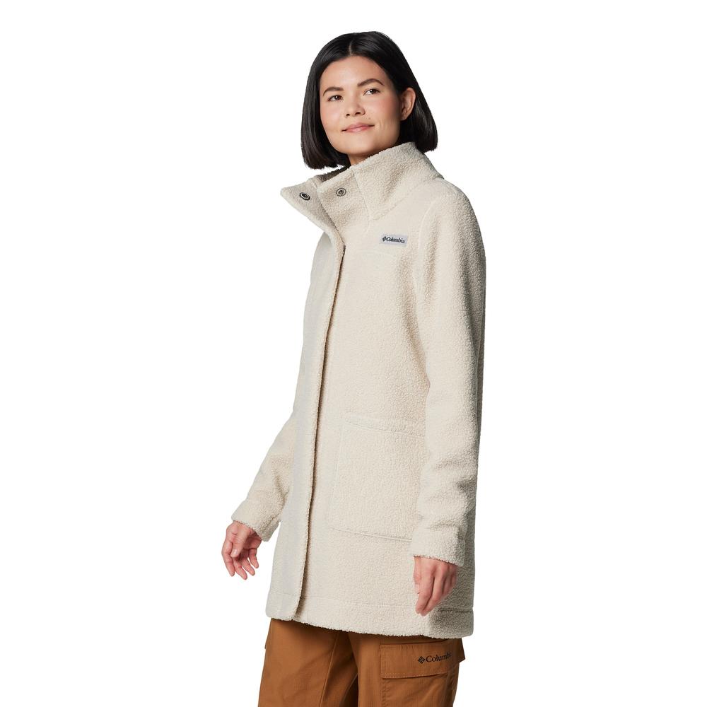 Kurtka damska Columbia Panorama Lon Sherpa Fleece 1862582278 - beżowa