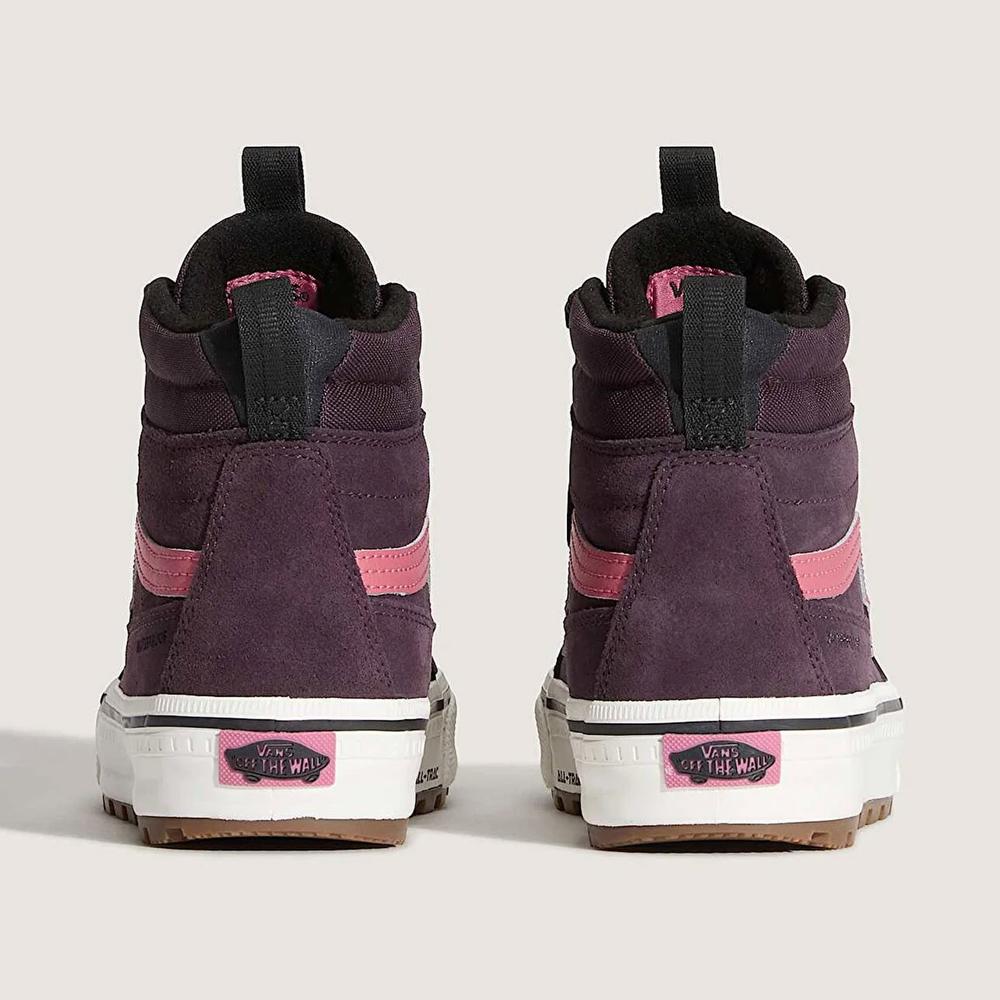 Buty damskie Vans SK8-Hi Waterproof VN000DAQ02Y1 - fioletowe