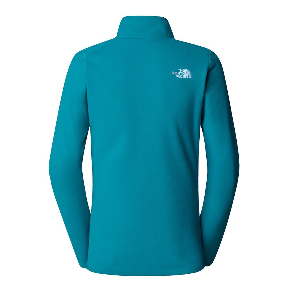 Bluza damska The North Face 100 Glacier 1/4 Zip Fleece 0A855M6GO1 - niebieska