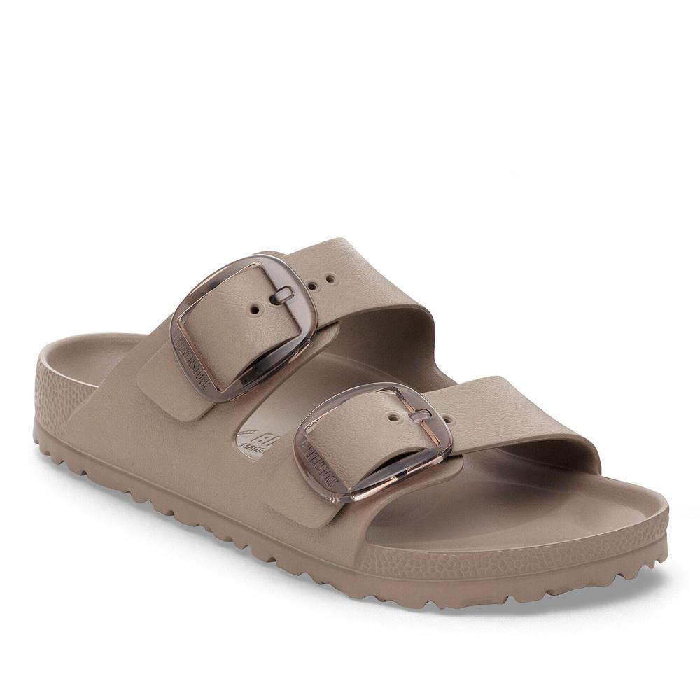Klapki damskie Birkenstock Arizona Big Buckle 1030389 - szare