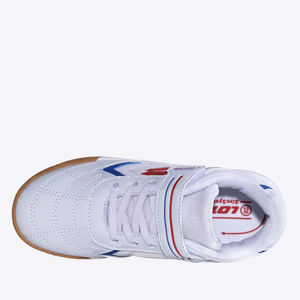 Buty dziecięce Lotto Soccera 2601170K-1030 - białe
