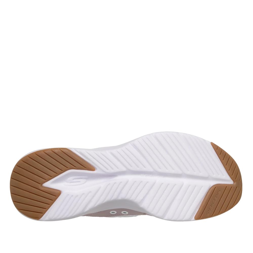 Buty damskie Skechers Slip-ins: Contour Foam Cozy Fit 150404LAV - białe