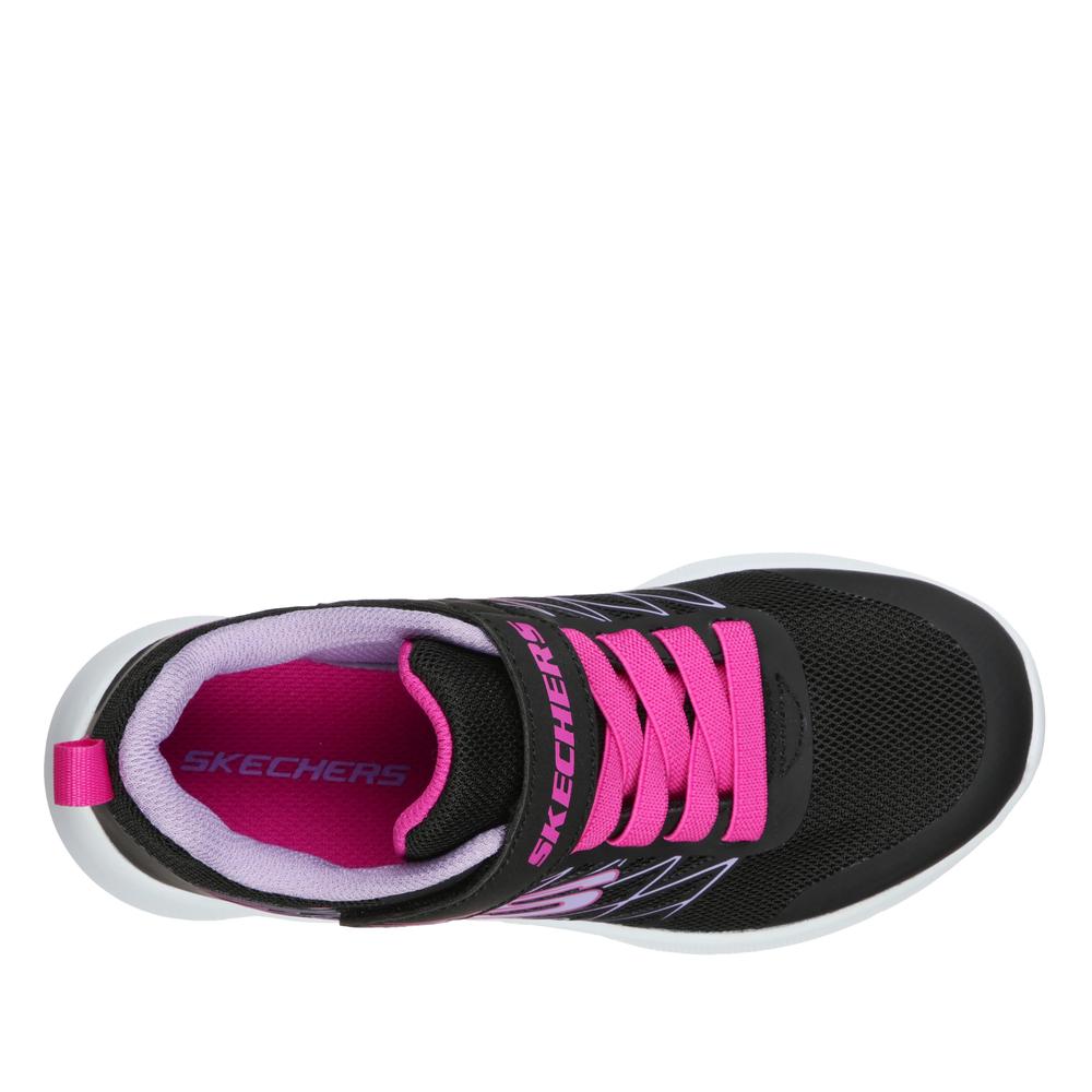 Buty dziecięce Skechers Microspecbold Delight 302468LBLK - czarne