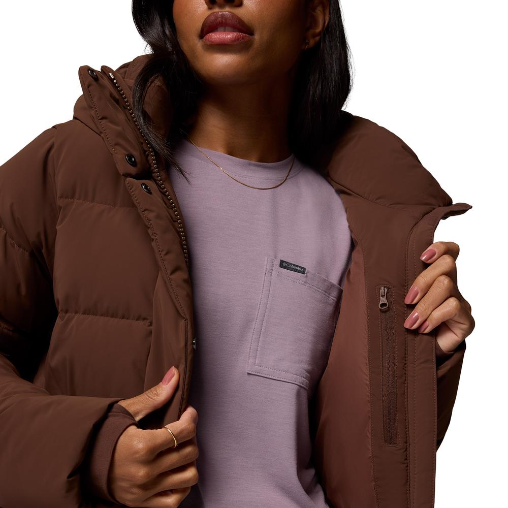 Kurtka damska Columbia Amaze Puff 2133714256 - brązowa