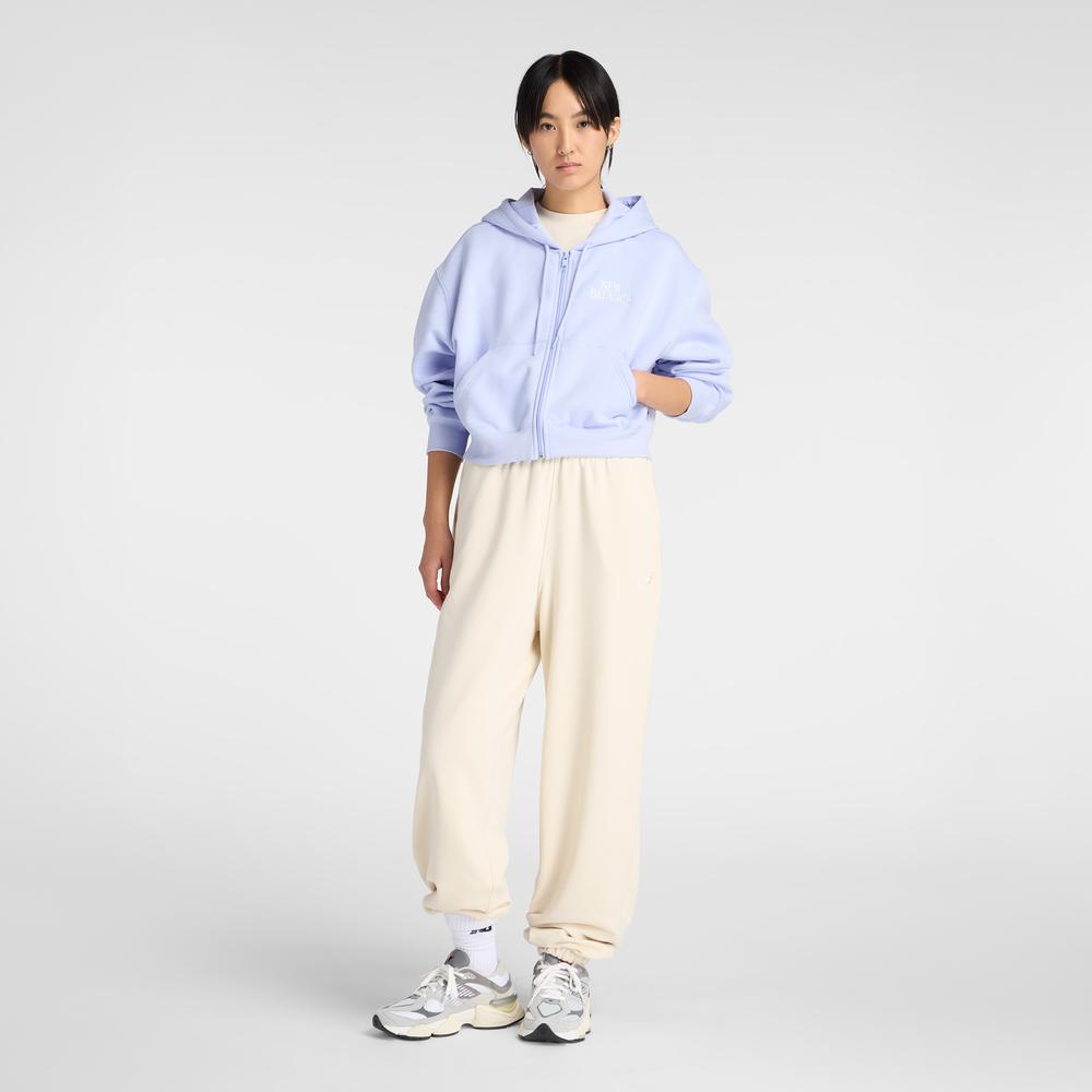 Bluza damska New Balance WJ61W2EEDYK - niebieska