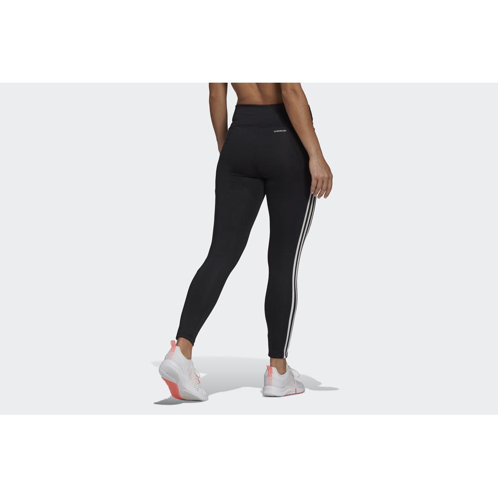 adidas Designed To Move High-Rise 3-Stripes 7/8 Sport Tights > GL4040