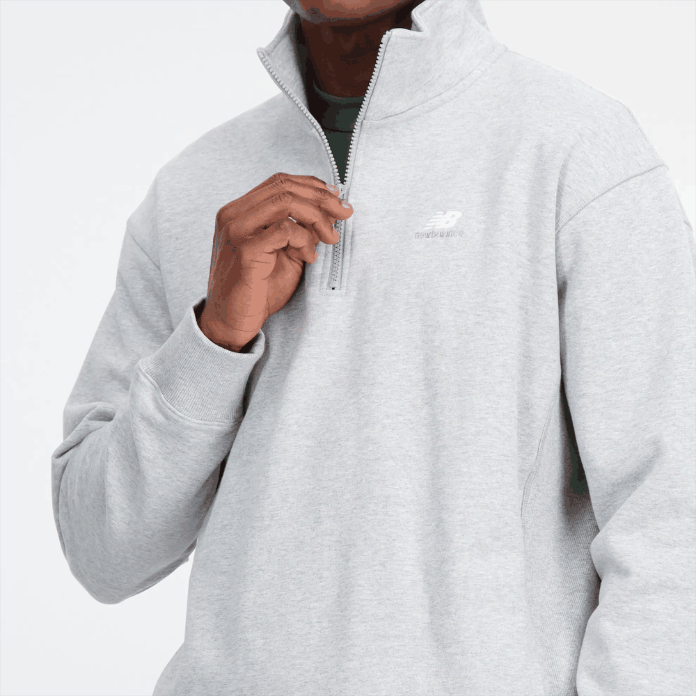 Bluza New Balance MT31501AG - szara