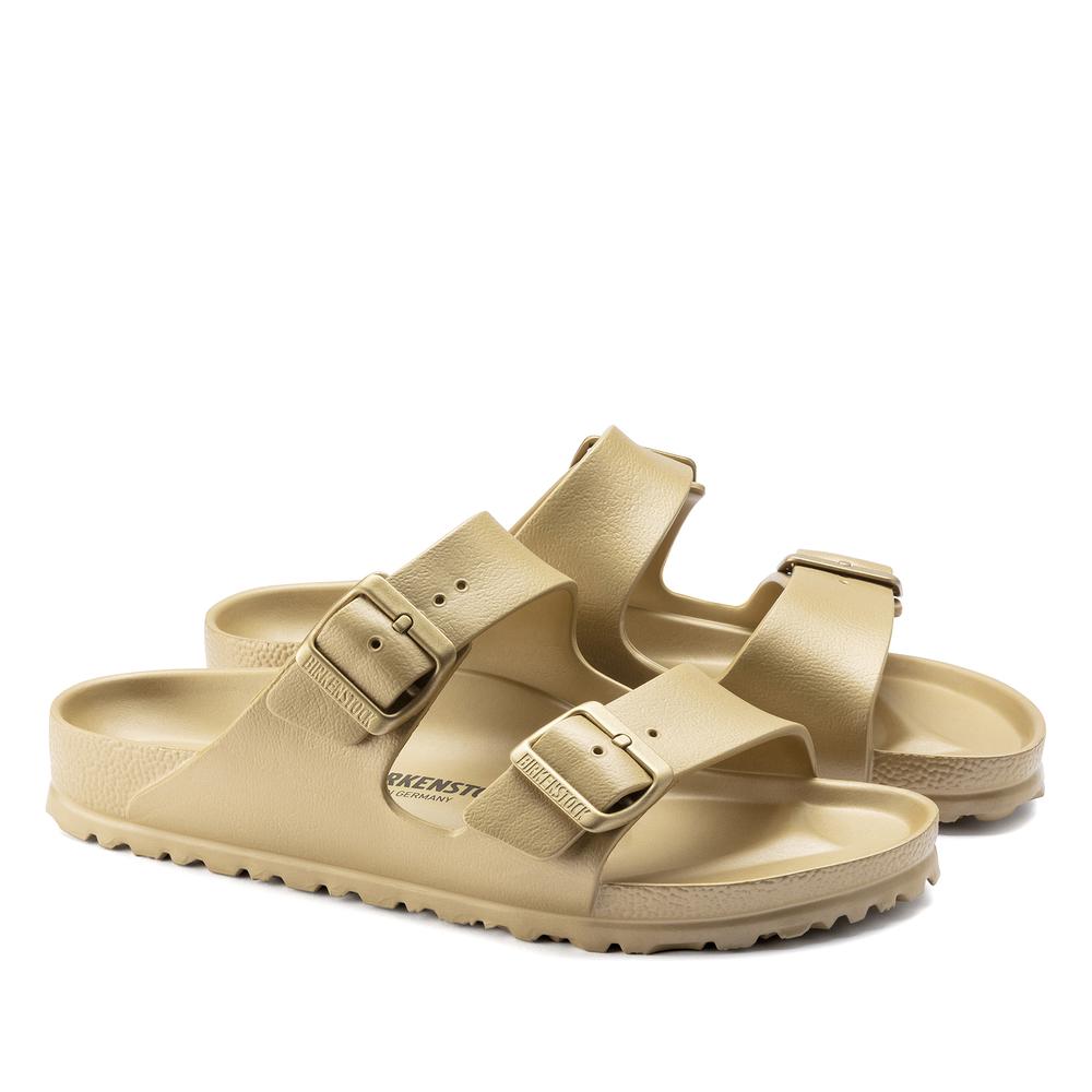 Klapki Birkenstock Arizona Essentials 1022465 - złote