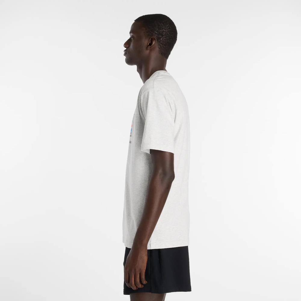 Koszulka męska New Balance MT61H0DXAHH - szara