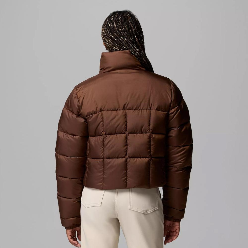 Kurtka damska Columbia Puffect III Cropped 2171241256 - brązowa