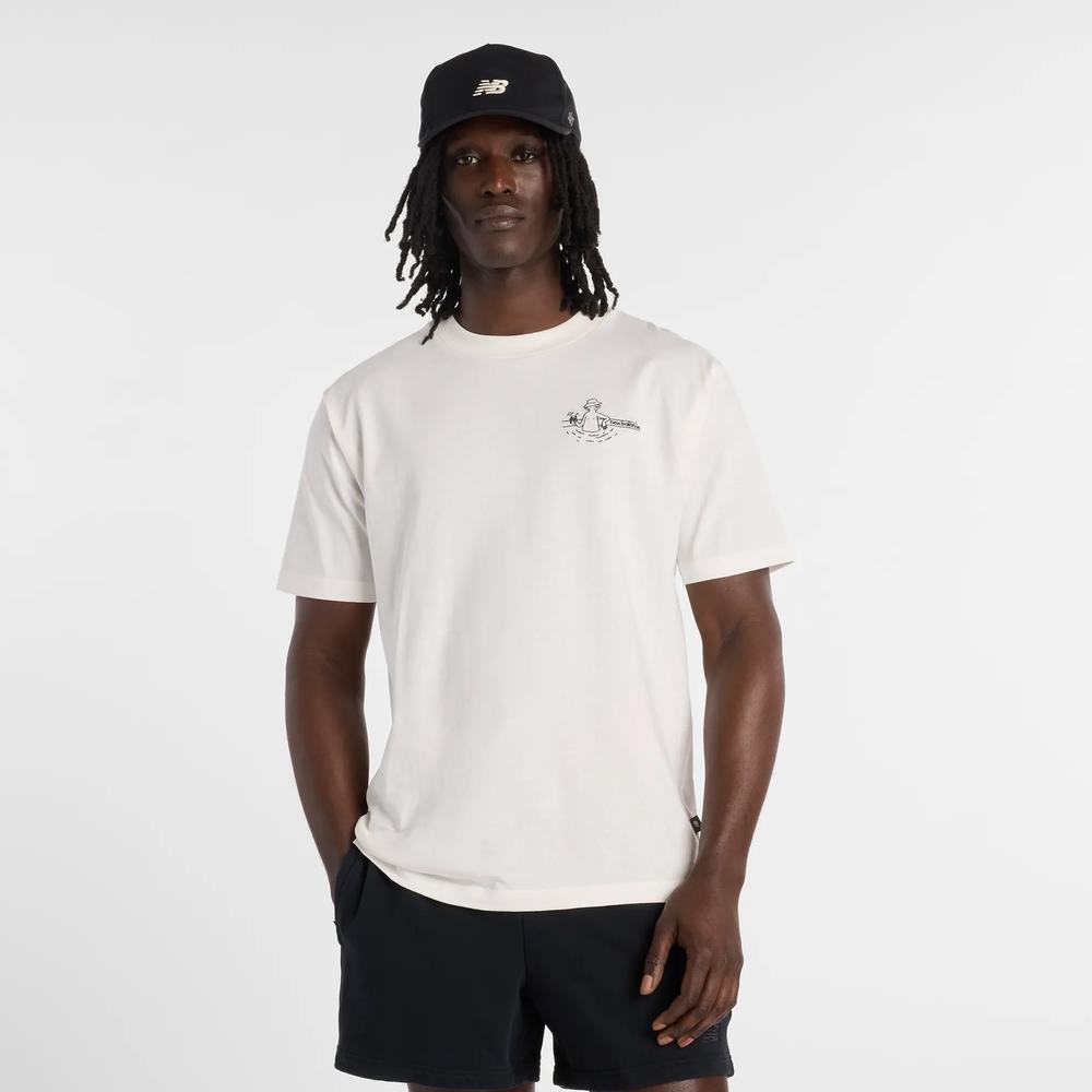 Koszulka męska New Balance MT61J9ICSST - biała