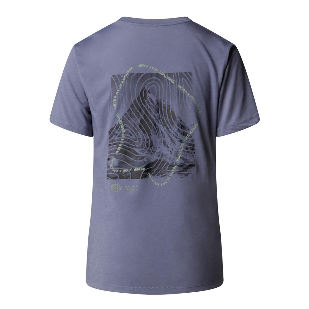 Koszulka damska The North Face Foundation Half Dome 0A8BQZBTR1 - fioletowa