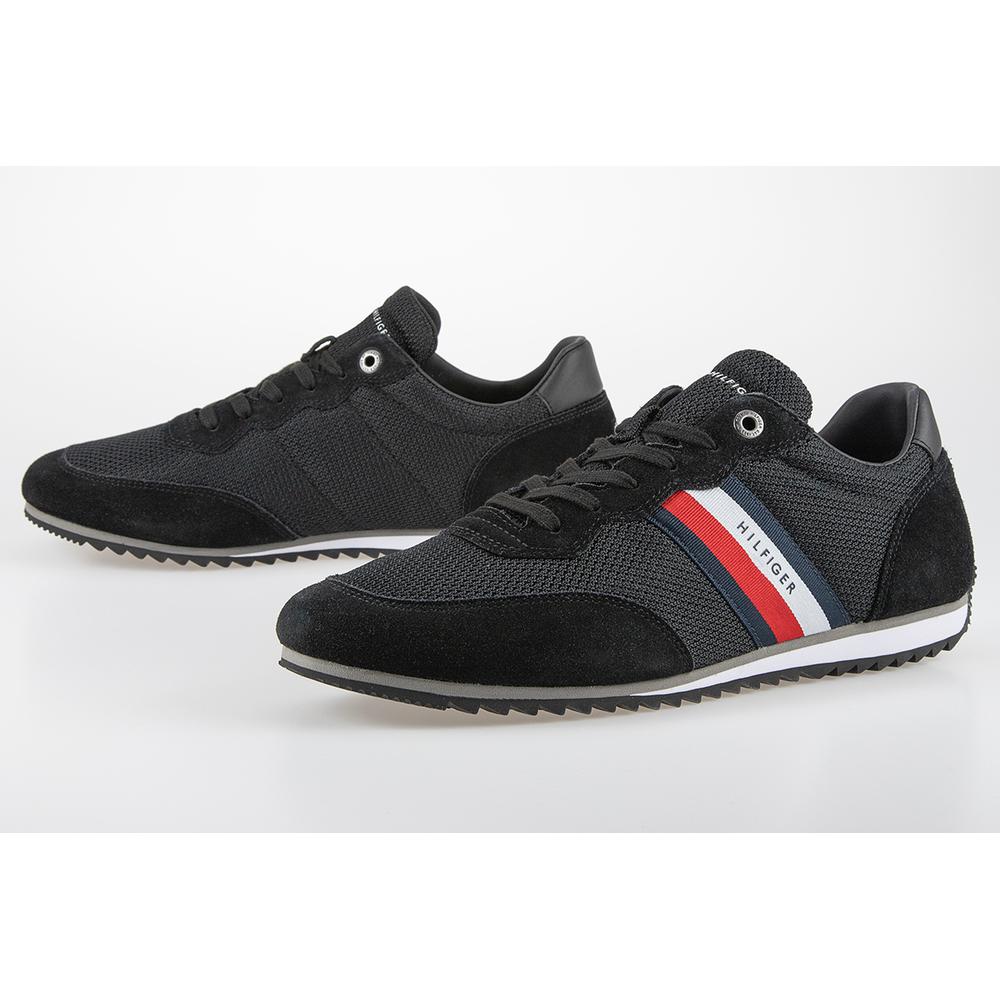 Tommy Hilfiger Essential Mesh Signature Tape Trainers > FM0FM03417-BDS