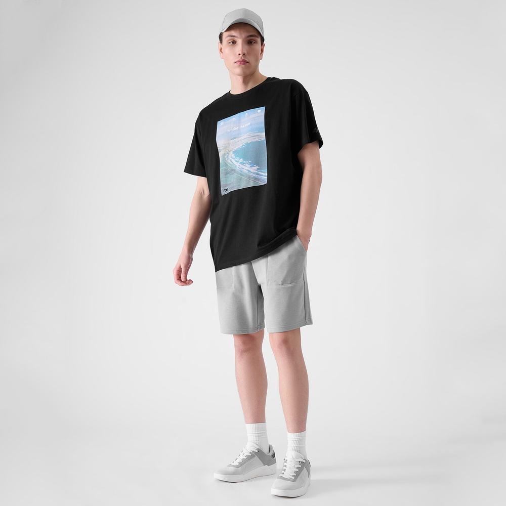 Koszulka męska 4F RSS24TTSHM213220S - czarna