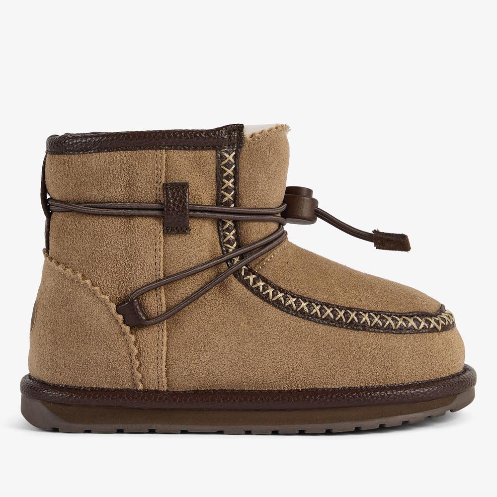 Buty dziecięce Emu Australia Hunter Mini K13349MUSH - brązowe