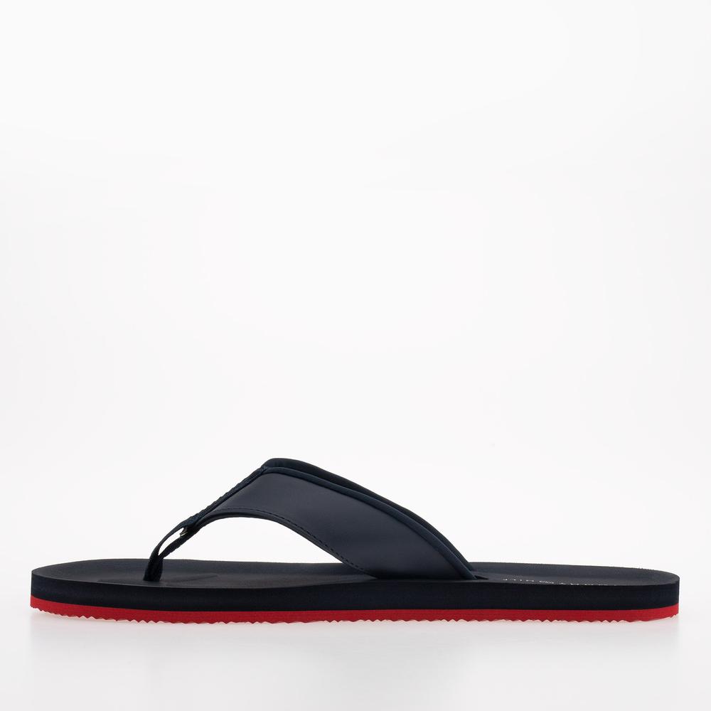 Japonki Tommy Hilfiger Comfortable Padded FM0FM04473-DW5 - granatowe