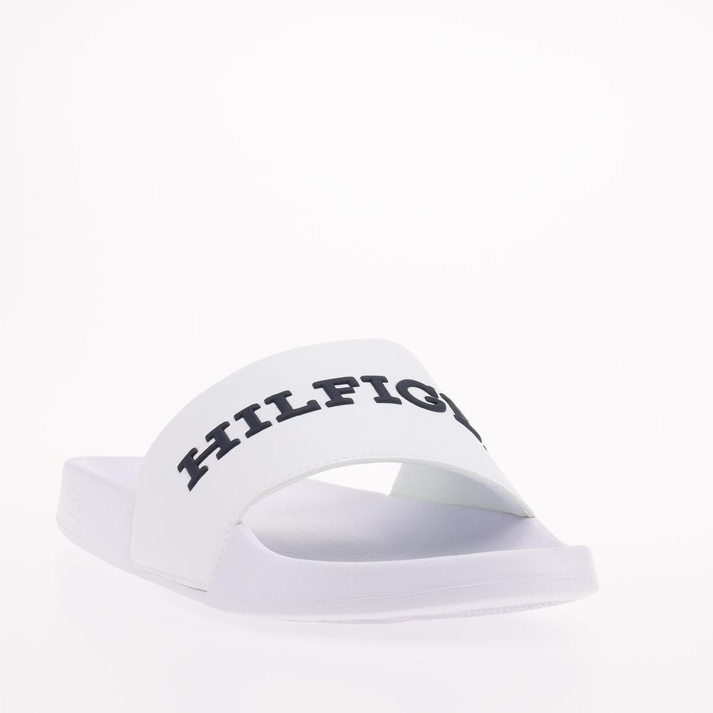 Klapki Tommy Hilfiger 3D Print Hilfiger PO FM0FM04612-YBS - białe