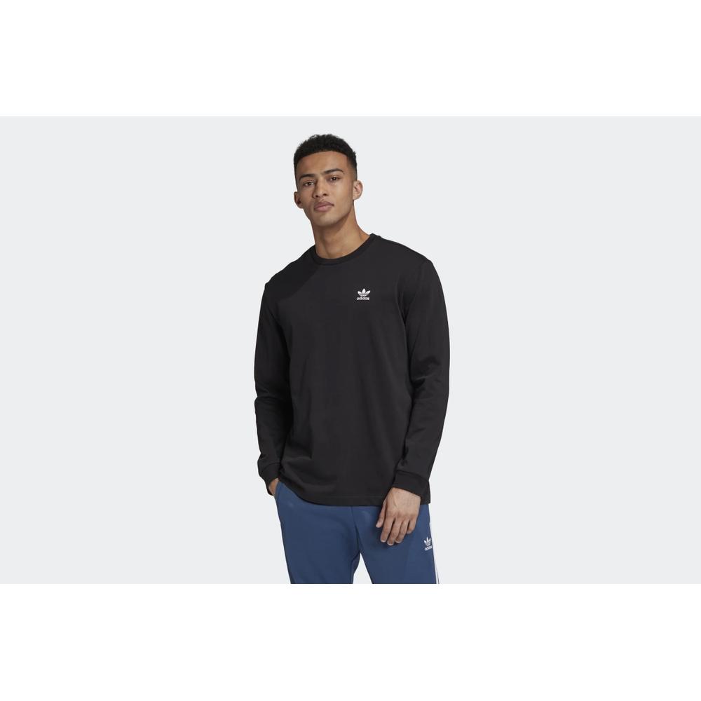 ADIDAS BACK + FRONT PRINT TREFOIL LONG SLEEVE TEE > GE0859