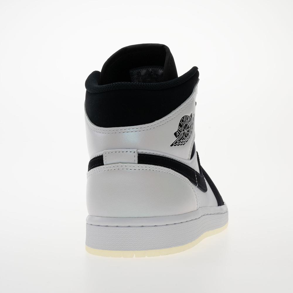 Buty męskie Air Jordan 1 Mid SE DH6933-100 - biało-czarne