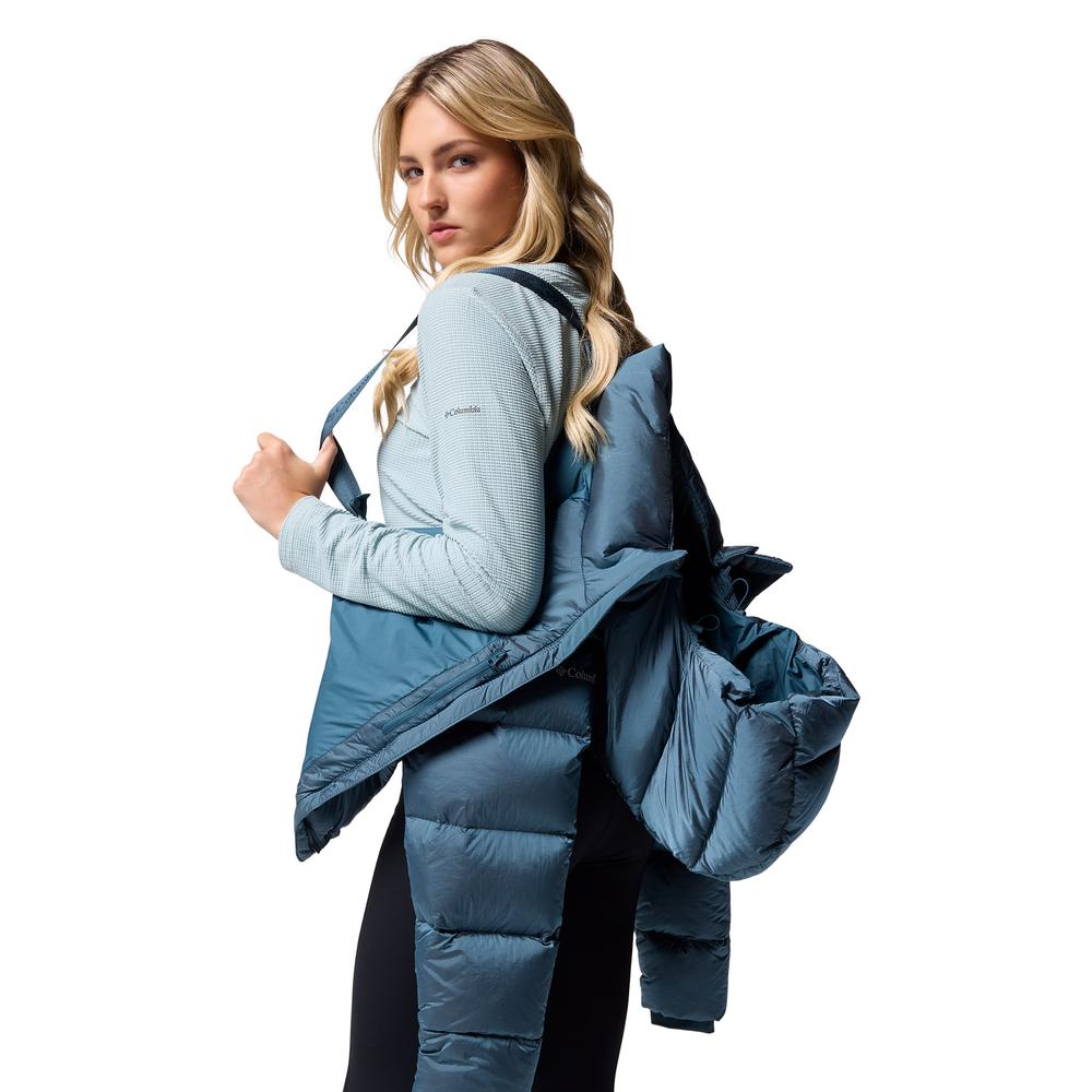 Kurtka damska Columbia Amaze Puff 2133714429 - niebieska