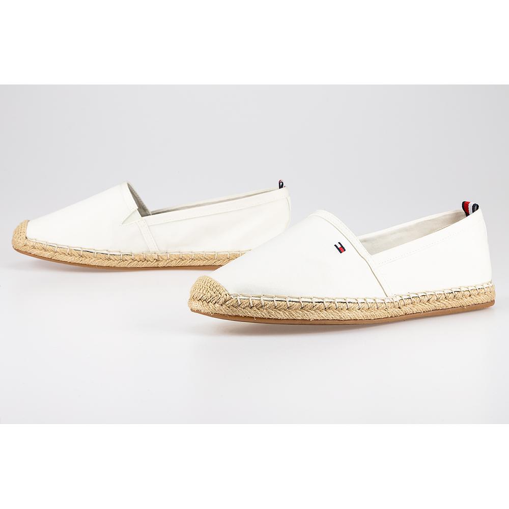 TOMMY HILFIGER BASIC FLAT COTTON ESPADRILES > FW0FW04827-YBI