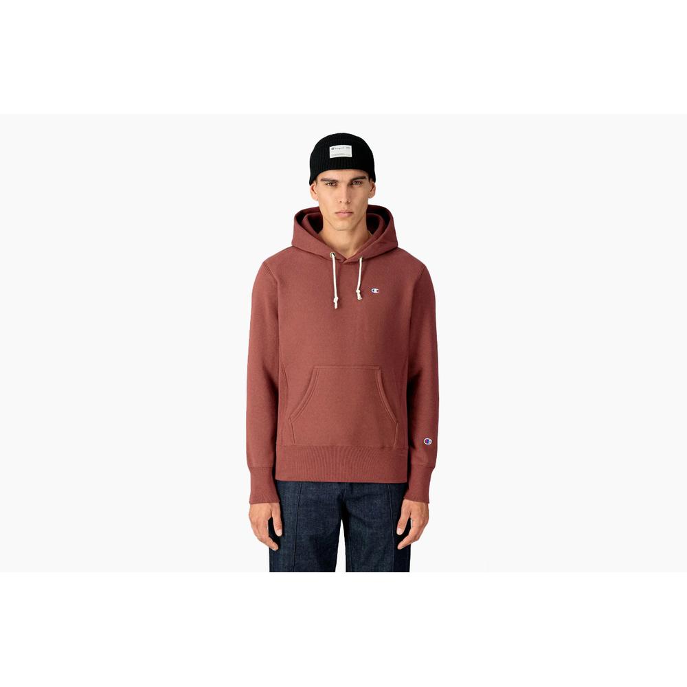 Bluza Champion Reverse Weave C Logo Hoodie 216496-MS544 - bordowa