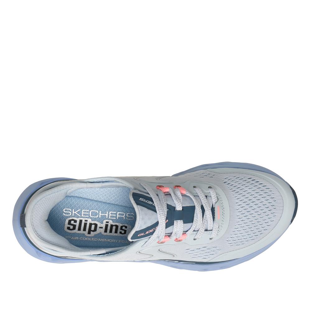 Buty damskie Skechers Slip-ins: Glide-Step Altus 150510LTBL - niebieskie