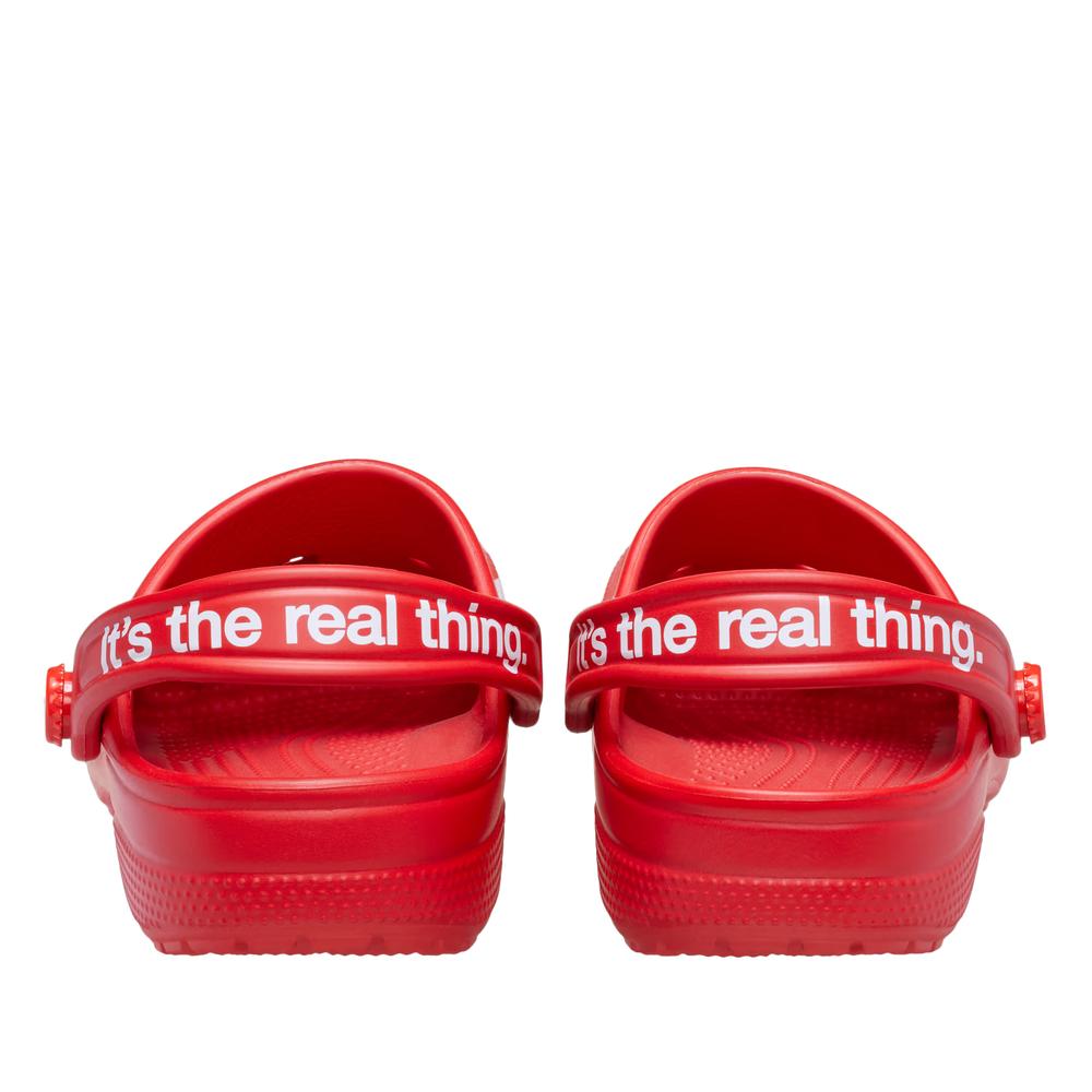 Klapki unisex Crocs Coca Cola Classic Clog 212129-90H - czerwone