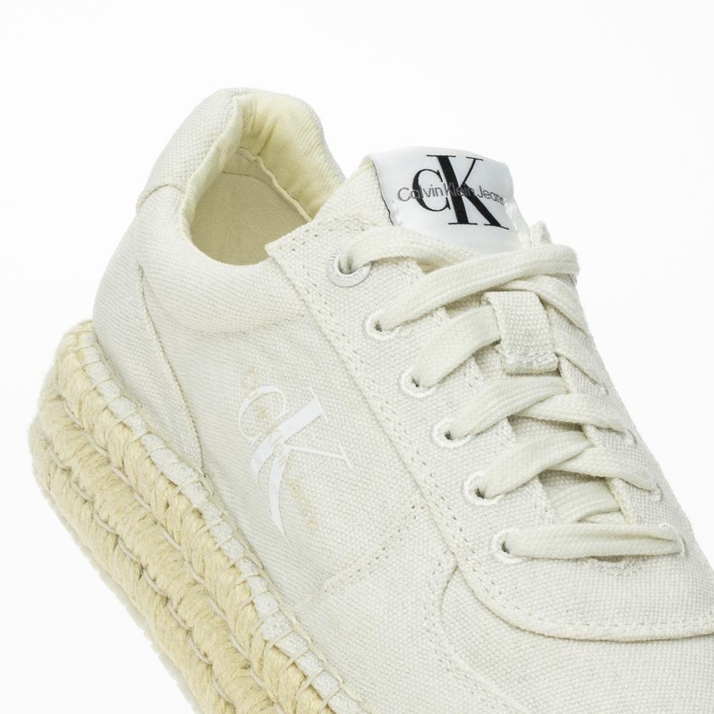 Buty Calvin Klein Espadrille Sneakers CS BTW YW0YW01437-0F9 - beżowe