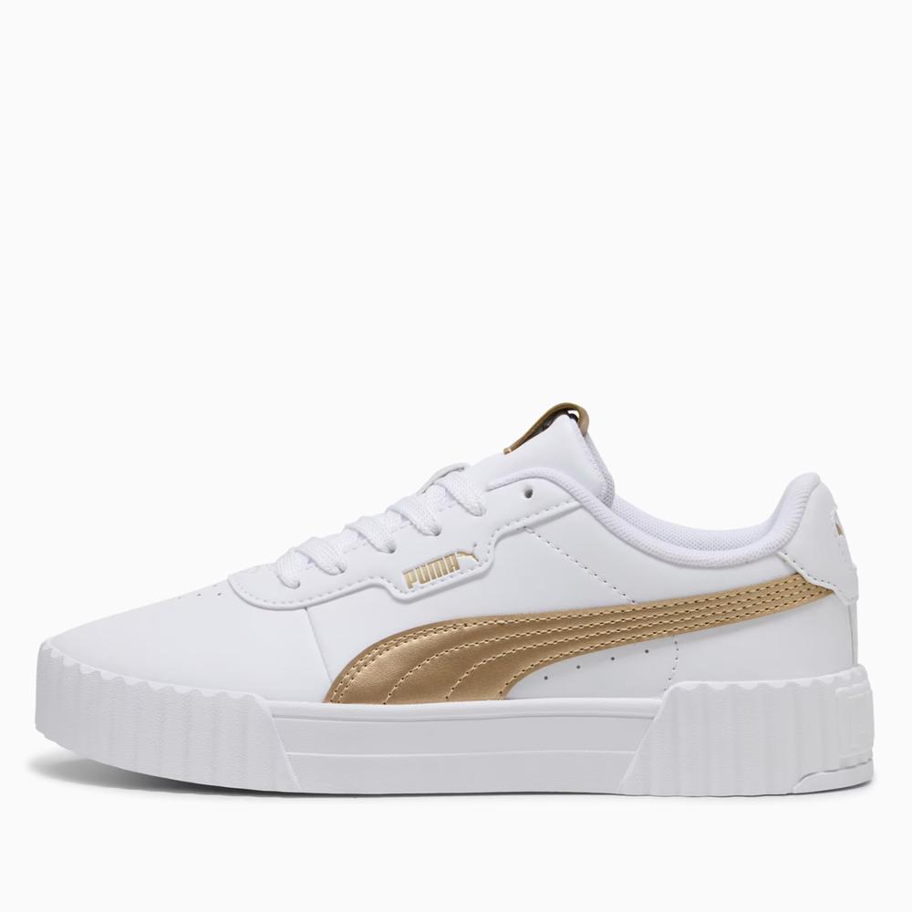 Buty damskie Puma Carina 3.0 Metallic Glam 40825501 - białe