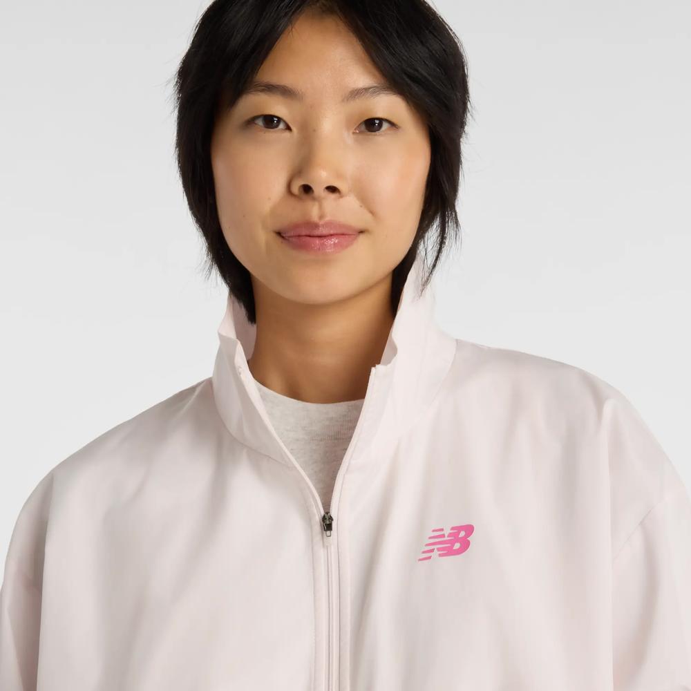 Kurtka damska New Balance WJ61J16CAAA - różowa