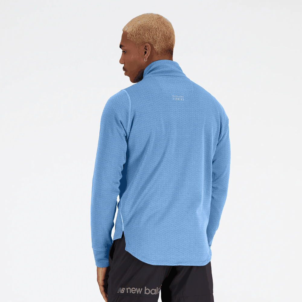 Bluza New Balance MT23252HBT - niebieska