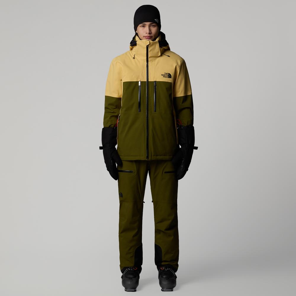 Kurtka The North Face Chakal 0A87Y65TI1 - zielono-żółta