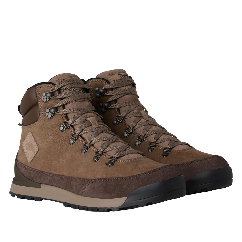 Buty męskie The North Face Back To Berkeley IV Leather Lifestyle 0A817QDQI1 - brązowe