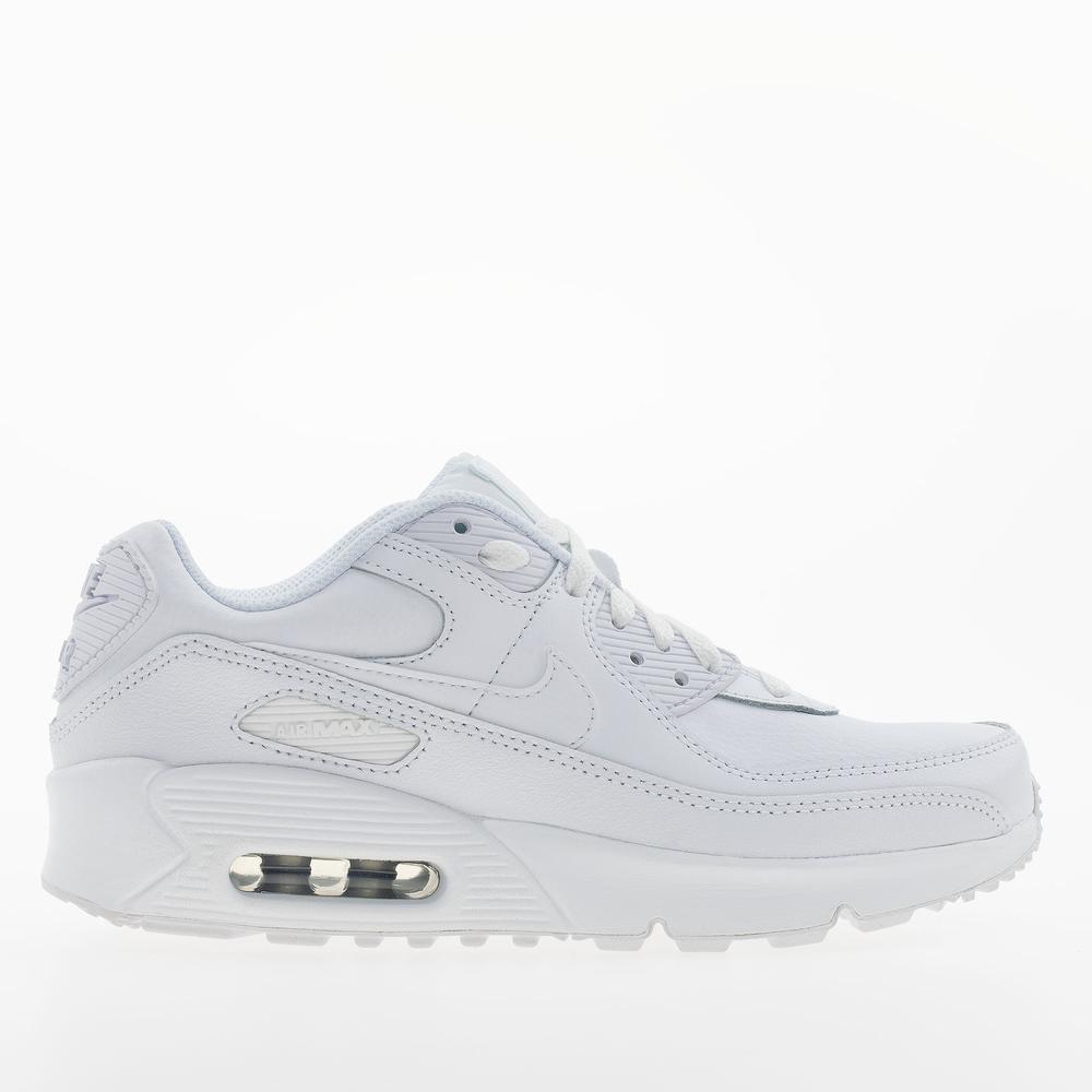 Buty młodzieżowe Nike Air Max 90 HF6358-102 - białe