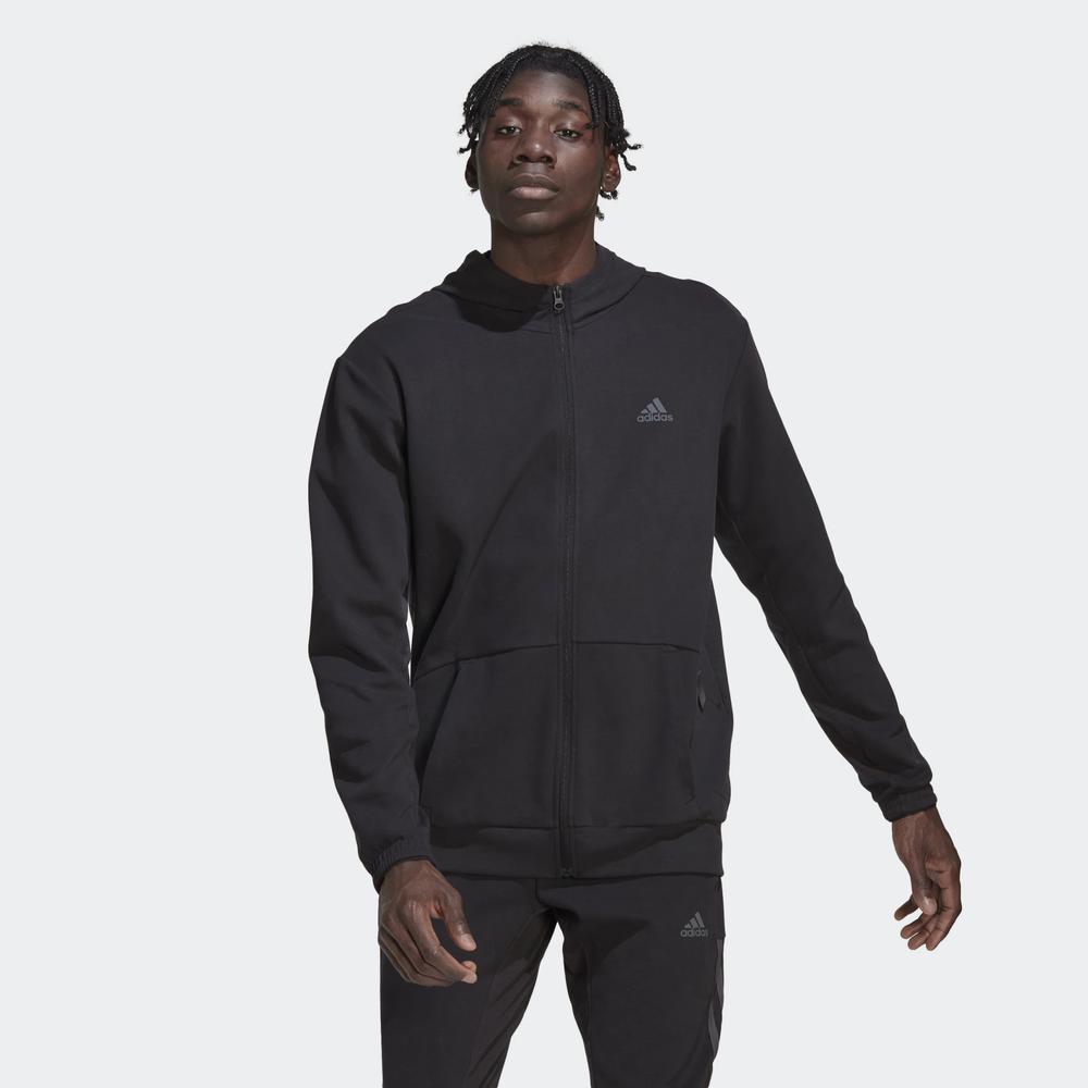 Bluza adidas Aeroready Yoga Full-Zip Hoodie HL2403 - czarna