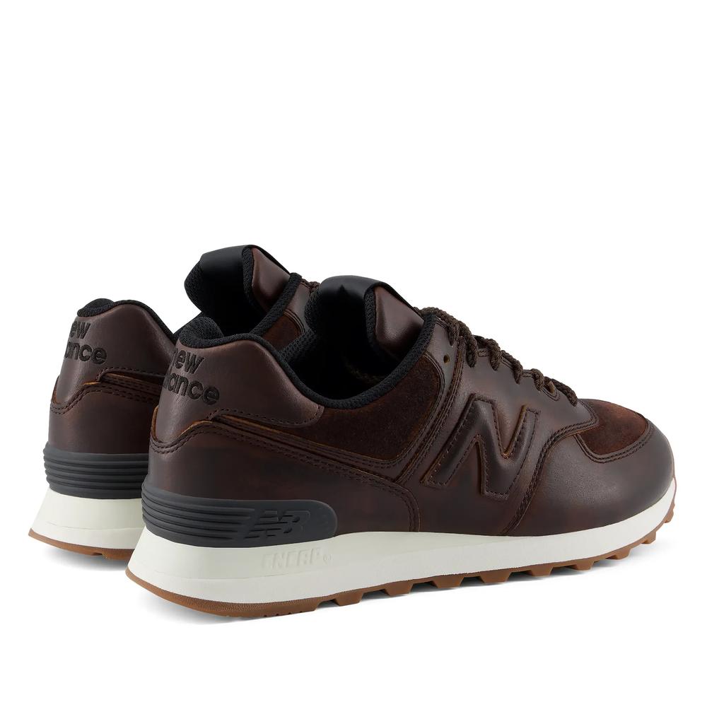 Buty damskie New Balance W574HM - brązowe