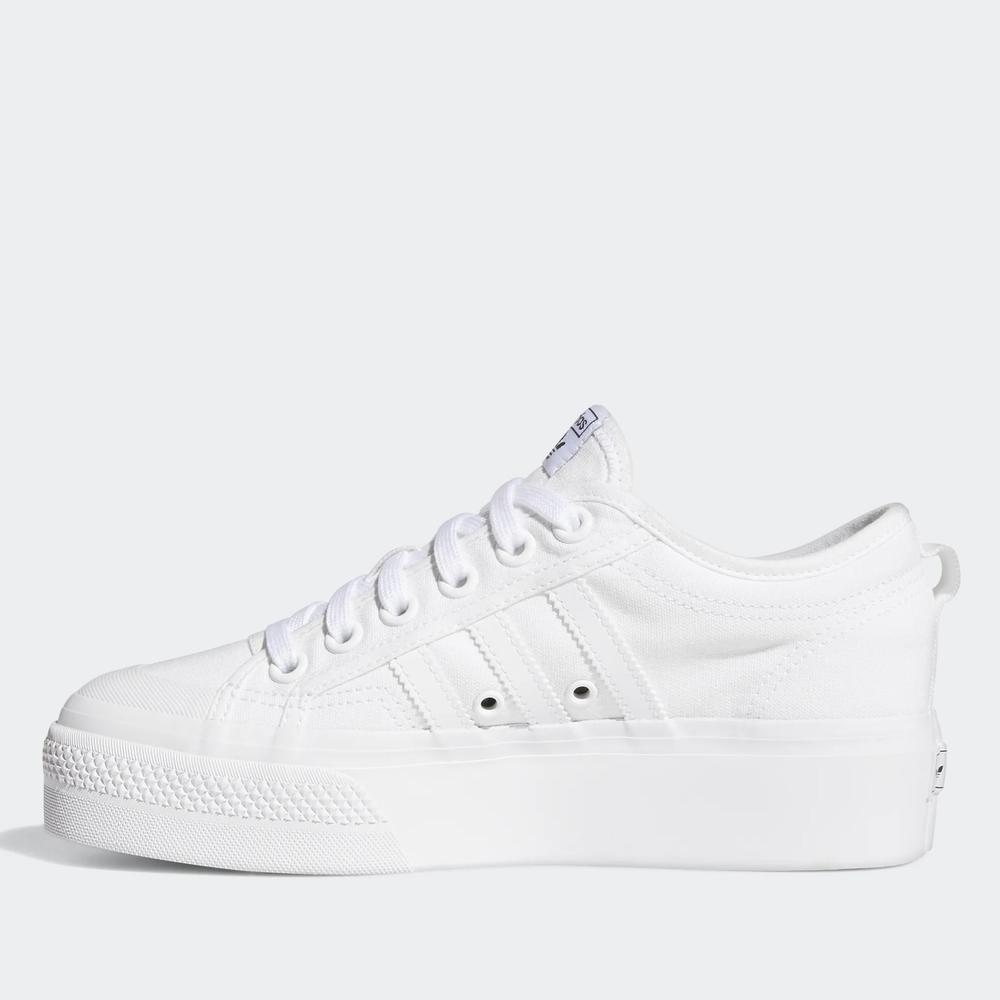 Buty adidas Originals Nizza Platform FV5322 - białe