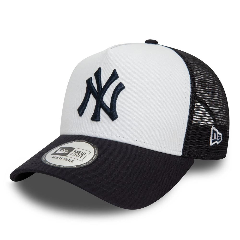 Czapka New Era Team Block Trucker New York Yankees 12380796 - biało-czarna