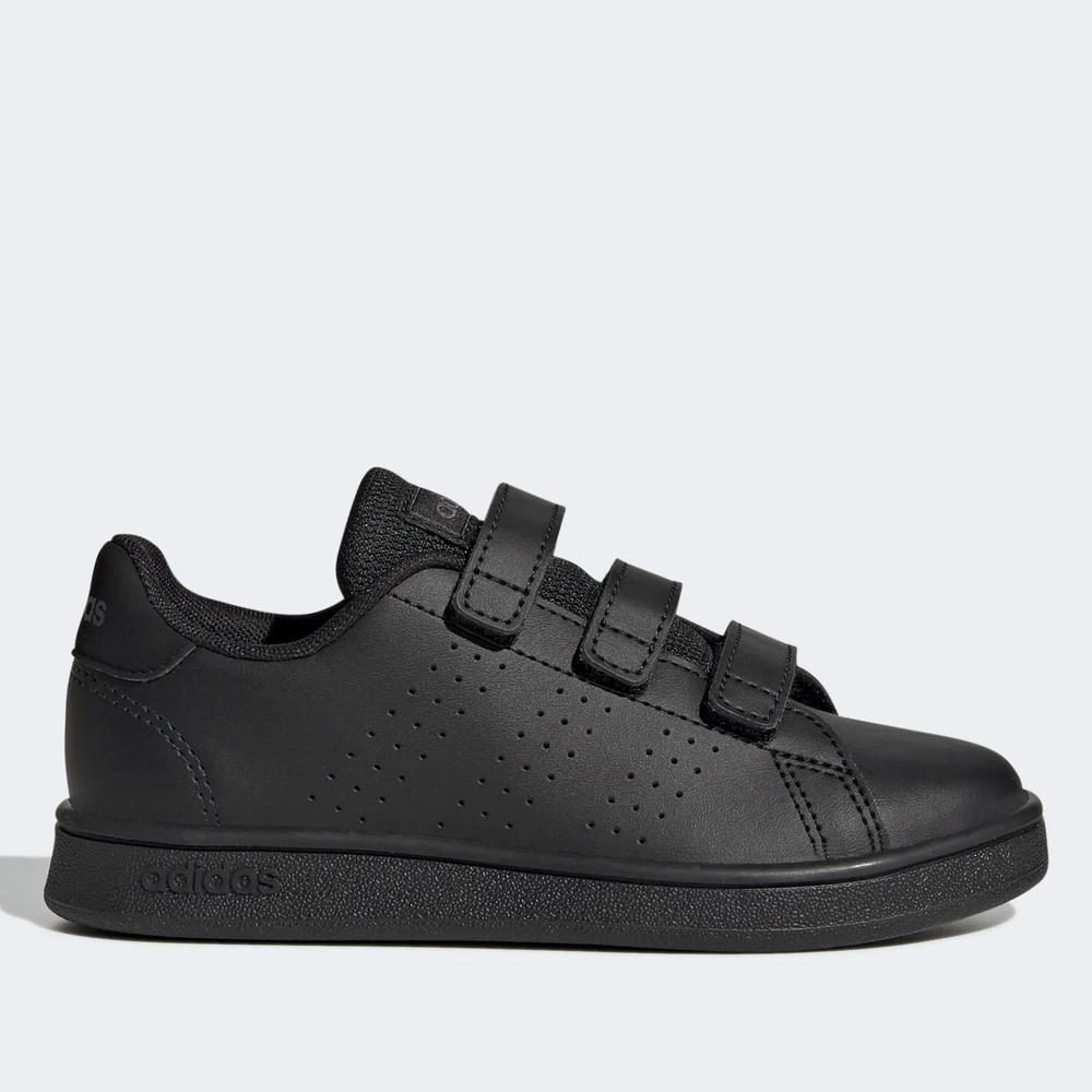 Buty adidas Advantage Court Lifestyle Hook-and-Loop GW6490 - czarne