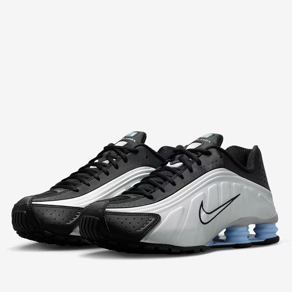 Buty męskie Nike Shox R4 HQ1988-004 - biało-czarne