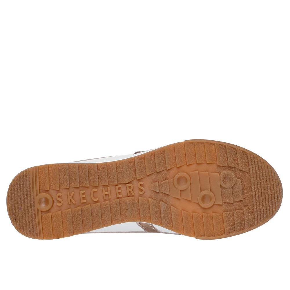 Buty damskie Skechers Zinger Metallic Roads 177500WTRG - białe